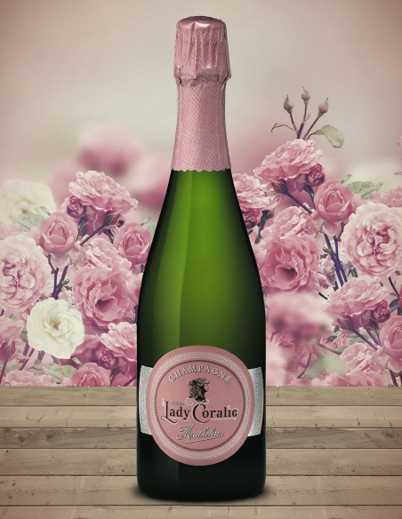 Champagne brut œil de perdrix Lady Coralie